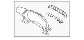 Kb8c-55-420-02 Mazda Genuine Cluster Bezel Kb8c-55-420-02 Mazda Genuine Cluster Bezel