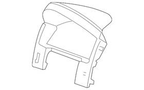 Mazda Zzca-55-410-27 Genuine Instrument Cluster Bezel