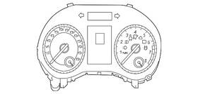 117-900-65-02 Mercedes-benz Genuine Instrument Cluster