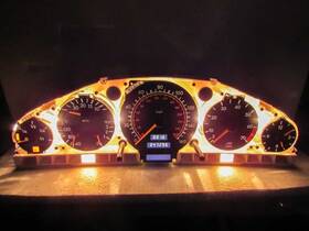 1404400611 Mercedes-benz 92-95 600sel S600 Instrument Gauge Cluster Speedometer 47 296 Miles