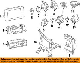 2059006945 Mercedes-benz Used Infotainment Display Fits 2021 C-class 205 Type Gra
