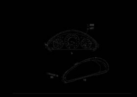 211-440-60-11-80 Mercedes-benz Genuine Remanufactured Instrument Cluster
