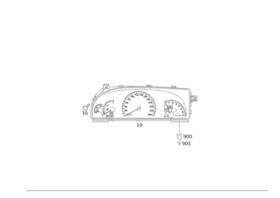 221-440-03-11 Mercedes-benz Genuine Instrument Cluster