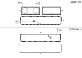 222-540-57-45 Mercedes-benz Genuine Instrument Cluster