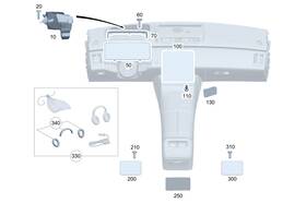 223-900-45-44 Mercedes-benz Genuine Control Unit