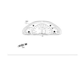 463-540-75-11 Mercedes-benz Genuine Instrument Cluster
