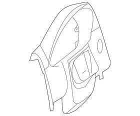 906-680-00-80-9e80 Mercedes-benz Genuine Cluster Bezel