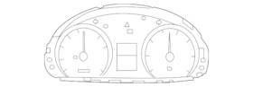906-900-83-03 Mercedes-benz Genuine Instrument Cluster