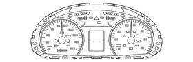 907-900-63-09 Mercedes-benz Genuine Instrument Cluster