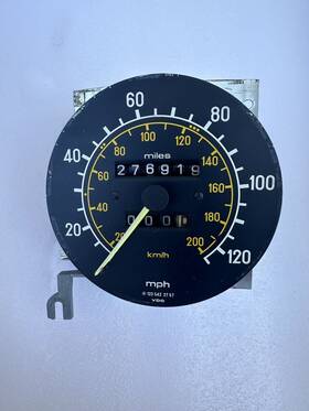 Om617 Mercedes-benz W123 Original Vdo Speedometer Gauge 300d 300td 300cd 1983