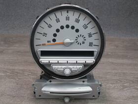 3455540 Mini 07-10 Cooper S R55 R56 R57 Cluster Speedometer W Radio Cd Player Oem