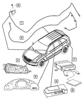 05082043ab Mopar Genuine Instrument Panel Switch Pod 5082043ab