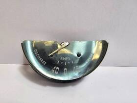 Mopar 1369698 1950 Plymouth Special Deluxe Instrument Cluster Gauge Amp Ammeter Nos