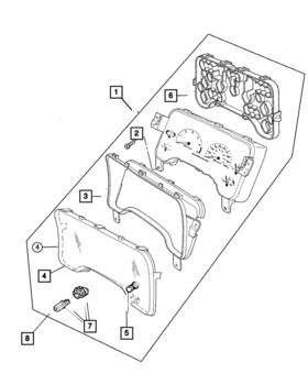 5018621aa Mopar Genuine Cluster Cover