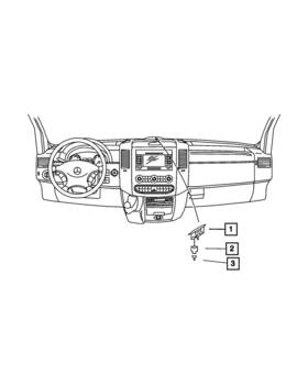 68010513aa Mopar Genuine Parking Assist Display