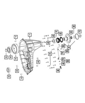68207379ac Mopar Genuine Rear Case Half
