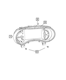 68248697aa Mopar Genuine Cluster Visor