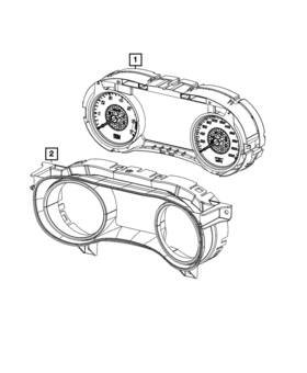 68621140aa Mopar Genuine Instrument Panel Cluster