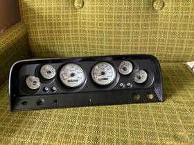 6407341 Motor Meter 64-66 C10 C20 Truck - Custom Instrument Cluster Gauges And Bezel Kit