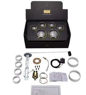 Motor Meter Racing 710139832439 W Pro 6 Gauge Set 85mm Gps Speedometer 120 Mph Waterproof Car Marine Boat Truck