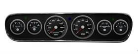01706-01 New Vintage Usa Gauge Package Analog Electronic/mechanical Black Face Pol. Bezel Red Pointer