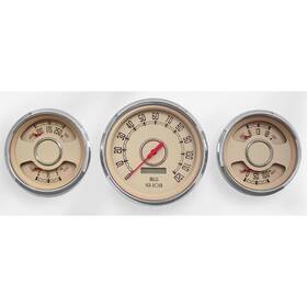 37331-02 New Vintage Usa 3 Gauge Combo Woodward Series 4 3/8 Inch Bge