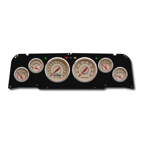 New Vintage Usa 64371-02 6 Gauge Performance Beige 64-66 Fits Chevy