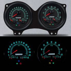69691-02 New Vintage Usa 69 Fits Pontiac Firebird Series Gauge Set