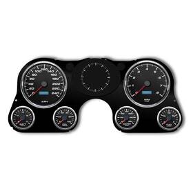 73021-01m New Vintage Usa 6 Gauge Performance Ll Km/h 67-72 Chev