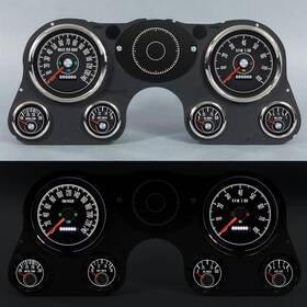 73753-53 New Vintage Usa 67-72 Gm Truck M-153 Series Gauge Set