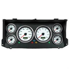 79026-03 New Vintage Usa 6 Gauge Performance Ll White 73-79 Fits Ford