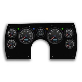 86411-01 New Vintage Usa 6 Gauge Aviator Series Blk 82-89 Camaro