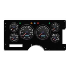 89421-01 New Vintage Usa 6 Gauge Aviator Series Black 88-94 Chev