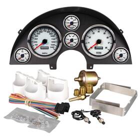 90110-03 New Vintage Usa Performance Ii Gauges 90-96c4 Corvette White