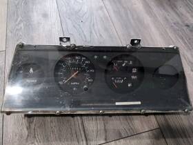 11351-ex6000 Nissan 1979 1980 1981 1982 Datsun 210 Gauge Cluster Temp Fuel 77k Mi Used Oem