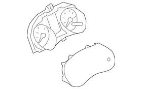 24810-5rl0a Nissan Genuine Instrument Cluster