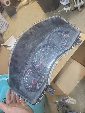 24810-7s043 Nissan 2007 Titan Instrument Cluster Speedometer