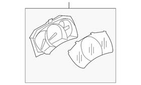24820-1aa8b Nissan Genuine Instrument Cluster