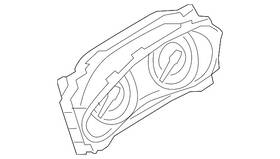 24820-6jl3a Nissan Genuine Speedometer Assembly-analog