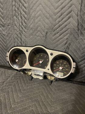 24820-ev00a Nissan 2003 Z33 350z Speedometer Instrument Gauge Cluster Manual Oem