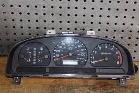 248253s500 Nissan 98-99 Frontier At Instrument Speedometer Cluster Tach Gauge 110 Mph Oem
