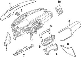 68240-6ta2a Nissan Genuine Cluster Lid