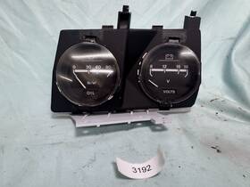 Nissan Z31 87 88 89 87-89 300zx Battery Volt Meter Oil Pressure Gauge Dash Pod Gauges White