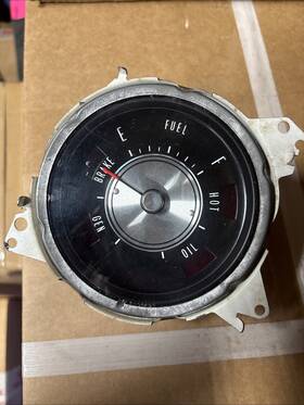 6492942 Oem 1970-72 Oldsmobile F-85 442 Cutlass P/n Fuel Gauge Cluster