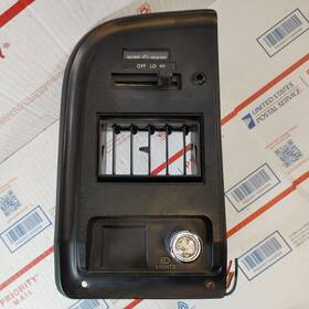 E3ub-11044d71-ga-ha Oem 75-91 Econoline E150 Headlight Dash Light Switch Bezel Black Wiper