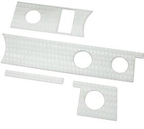 Din2990g Oer 4 Piece Lower Dash Insert Kit For 1970-1972 Pontiac Gto Lemans And Tempest