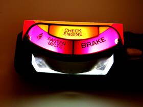 257-00844 Pontiac 1981 Firebird Speedometer Warning Lights