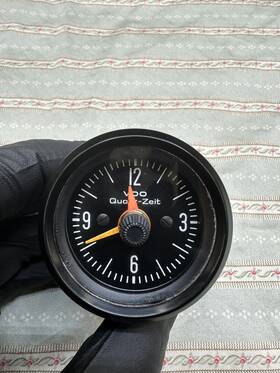 477919211 Porsche 1977-1981 944 924 Clock Vdo Quarz Zeit Gauge 12.78 Oem