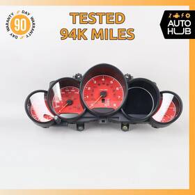 95864192611 Porsche 11-14 Cayenne 958 3.6l Instrument Speedometer Cluster Red Oem 94k