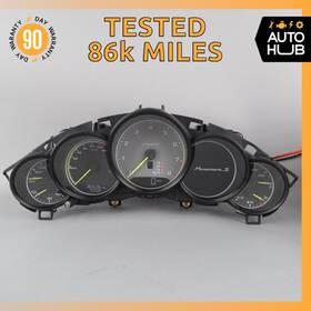 97064116655 Porsche 14-16 Panamera 970 S Hybrid Instrument Speedometer Cluster Oem 86k